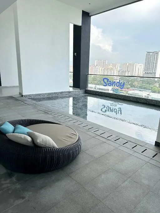 Lejlighed Urban Georgetown 9Pax 4Queenbed 3Bedroom 2Bath 2Carparks Jelutong Malaysia